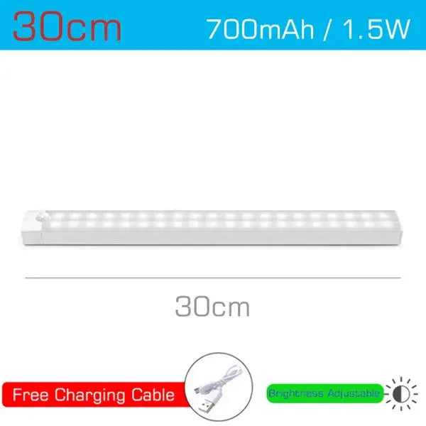 Modern white led motion sensor light bar – bedroom night light