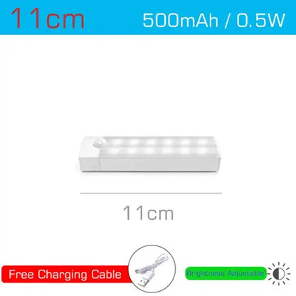 Modern white led motion sensor light bar – bedroom night light