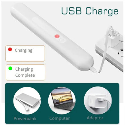 Modern white motion sensor light bedroom wall lamp