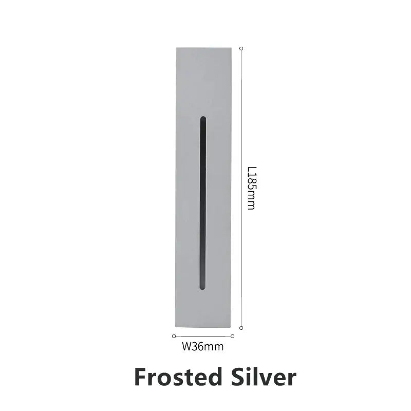 Modern silver led motion sensor wall lamps bedroom decor lighting