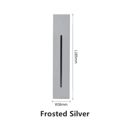 Modern silver led motion sensor wall lamps bedroom decor lighting