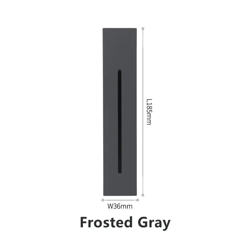 Modern silver led motion sensor wall lamps bedroom decor lighting