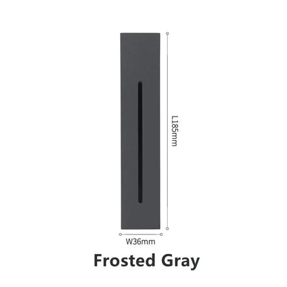 Modern silver led motion sensor wall lamps bedroom decor lighting