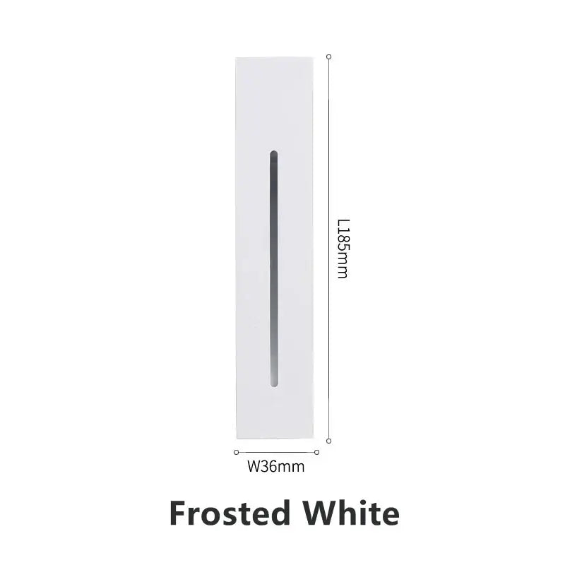 Modern silver led motion sensor wall lamps bedroom decor lighting