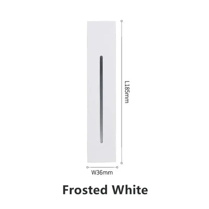 Modern silver led motion sensor wall lamps bedroom decor lighting
