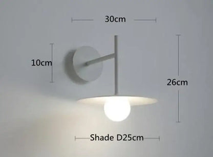 Minimalist black led movable arm wall lamp bedroom sconce