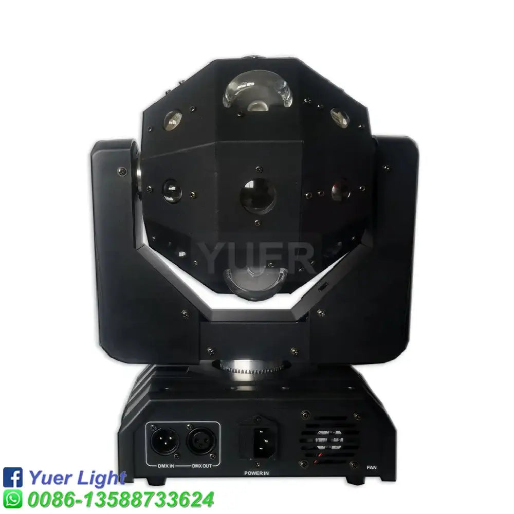 Modern black moving head ball laser strobe light living room spotlight