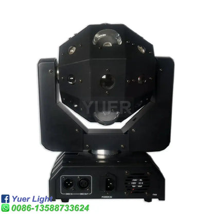Modern black moving head ball laser strobe light living room spotlight