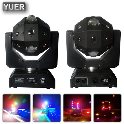 Modern black moving head ball laser strobe light living room spotlight