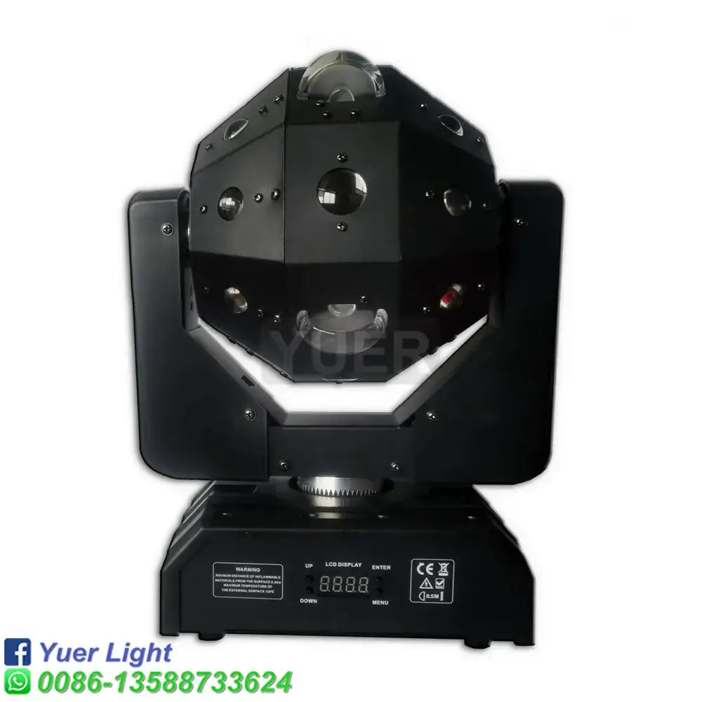Modern black moving head ball laser strobe light living room spotlight