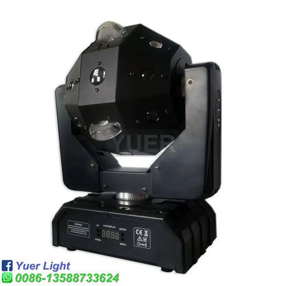 Modern black moving head ball laser strobe light living room spotlight