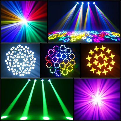Mini black 80w moving head light with blue led for event hall