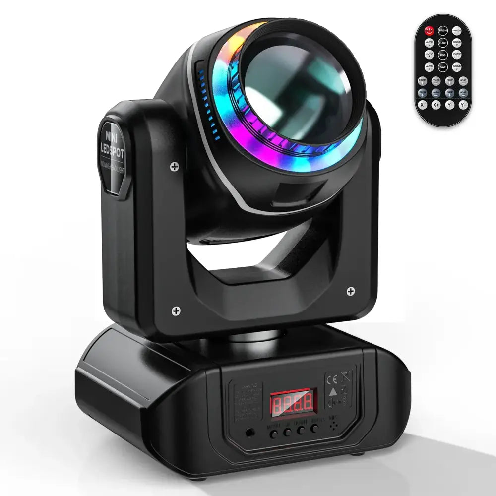 Mini black 80w moving head light with blue led for event hall