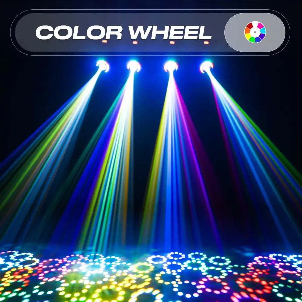 Mini black 80w moving head light with blue led for event hall