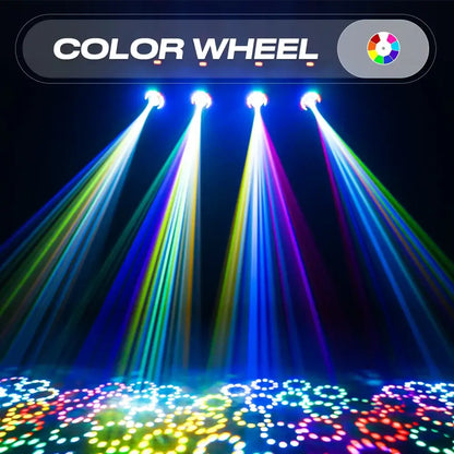 Mini black 80w moving head light with blue led for event hall