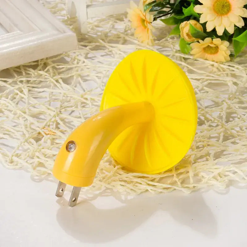 Yellow mushroom night light – bedroom sensor wall lamp