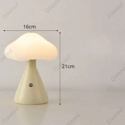Modern multi color mushroom night light bedroom lamp