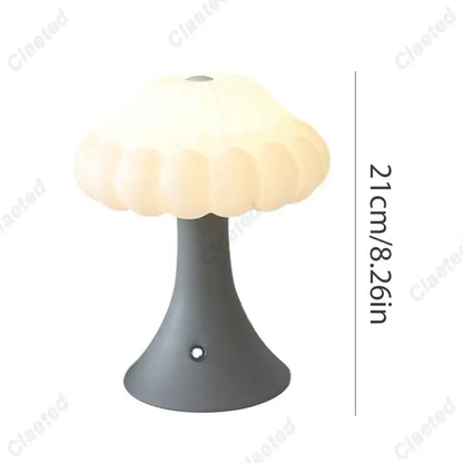 Modern multi color mushroom night light bedroom lamp