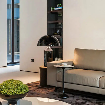 Modern gold mushroom table lamp for bedroom