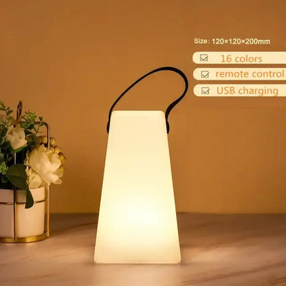 Modern led night light 2-pack – outdoor and bedroom portable lamp
