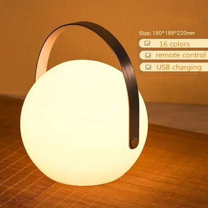 Modern led night light 2-pack – outdoor and bedroom portable lamp