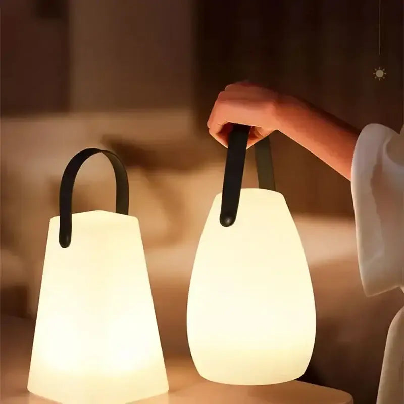Modern led night light 2-pack – outdoor and bedroom portable lamp
