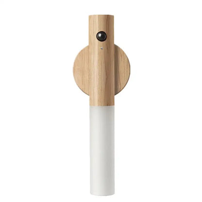 Modern wooden led night light bedroom translucent garden trowel lamp