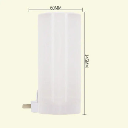 Modern cylindrical yellow led night light bedroom wall lamp dimmable