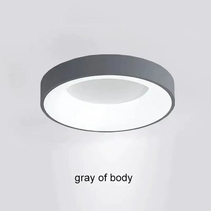 Modern white frosted glass led nordic ceiling light bedroom