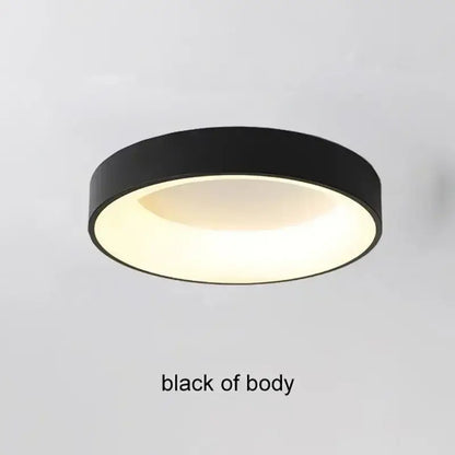 Modern white frosted glass led nordic ceiling light bedroom
