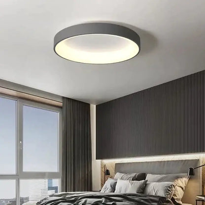 Modern white frosted glass led nordic ceiling light bedroom