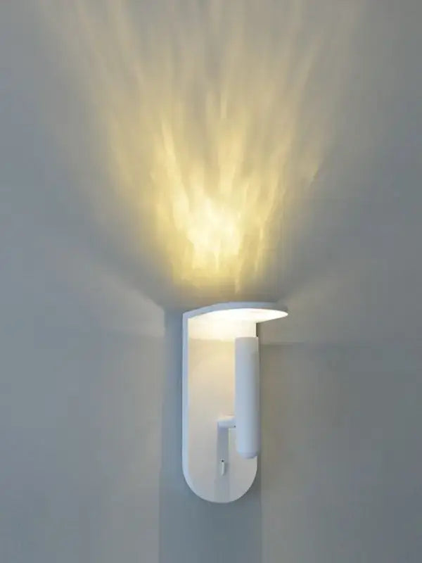 Modern black and brass led nordic flame wall lamp living room