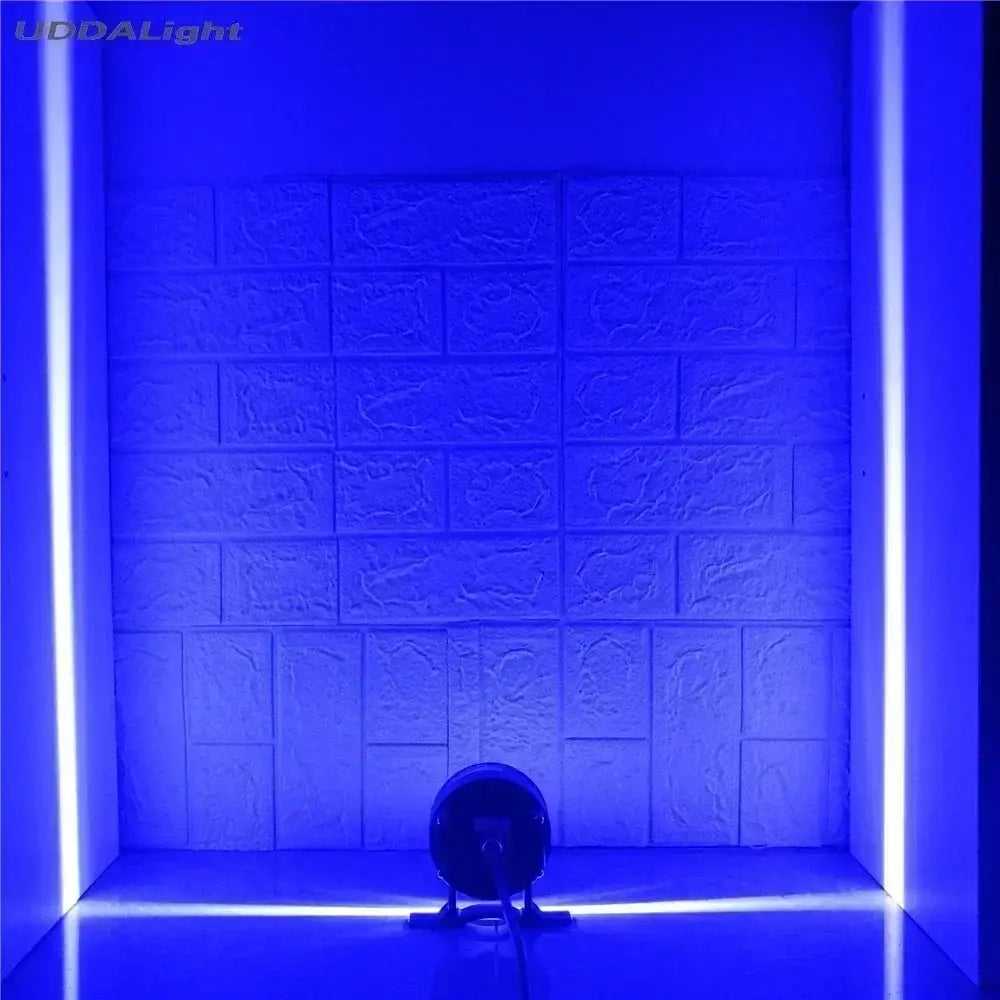 Modern blue yellow and white led outdoor wall lamp porch light