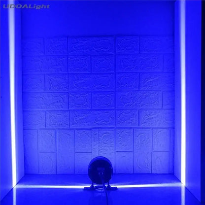 Modern blue yellow and white led outdoor wall lamp porch light