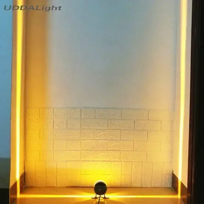 Modern blue yellow and white led outdoor wall lamp porch light