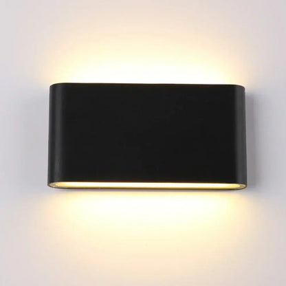 Modern black & white outdoor wall lamps stair lighting