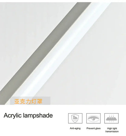 Modern minimalist sleek outdoor wall light garden led sconce