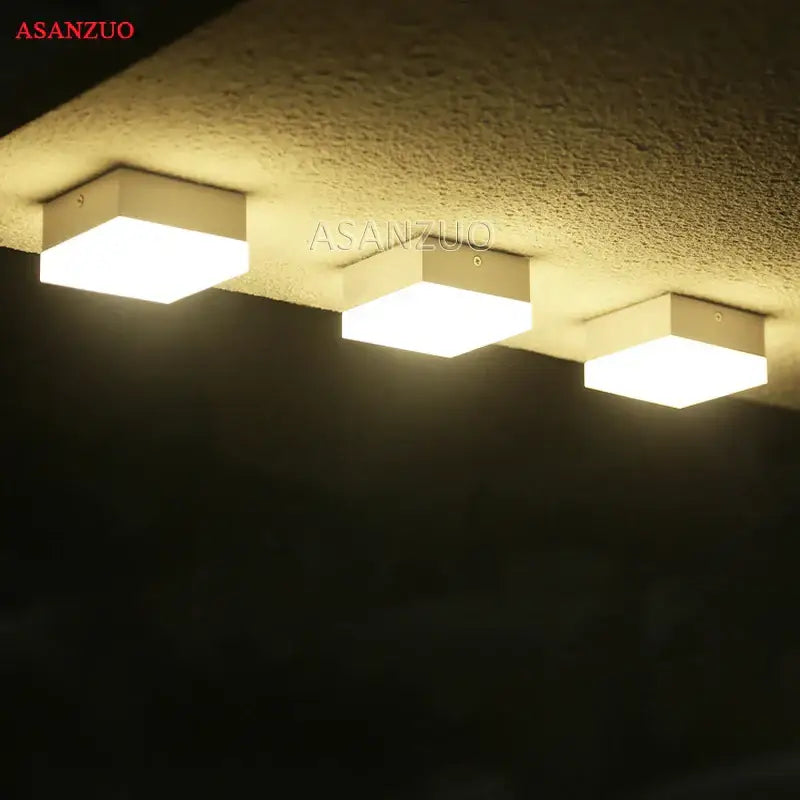 Modern white led panel ceiling light living room