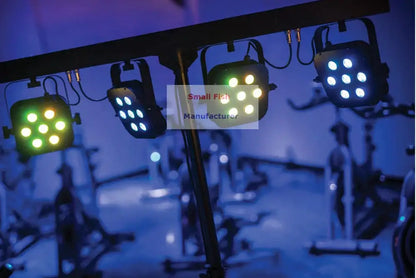 Modern black led par kit event room four square fixtures