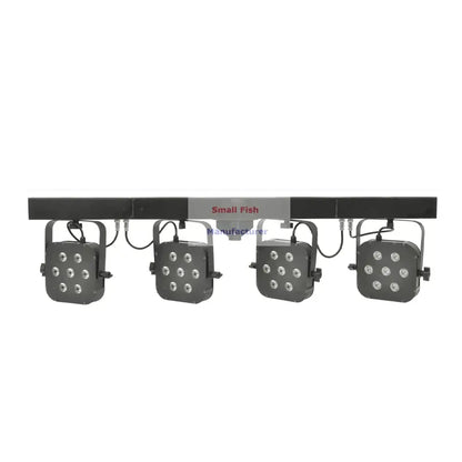 Modern black led par kit event room four square fixtures