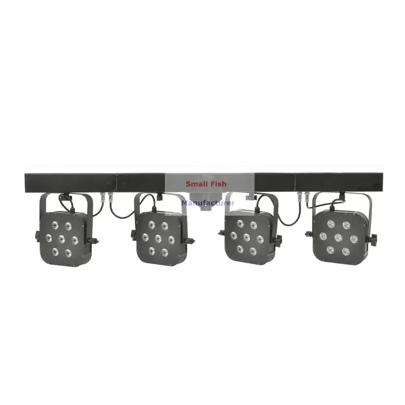 Modern black led par kit event room four square fixtures
