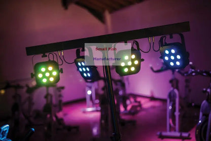 Modern black led par kit event room four square fixtures