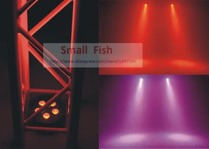 led par kit rgbw slim flat stage lights with stand and pedal