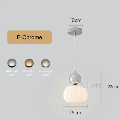Modern ceramic led pendant lamps for dining room living room