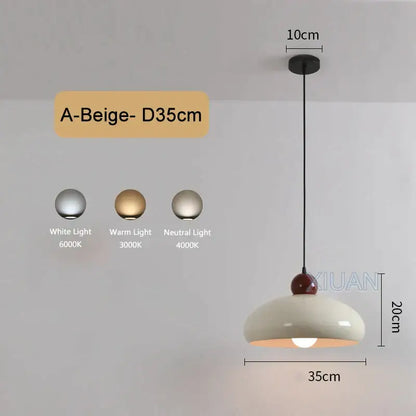 Modern ceramic led pendant lamps for dining room living room