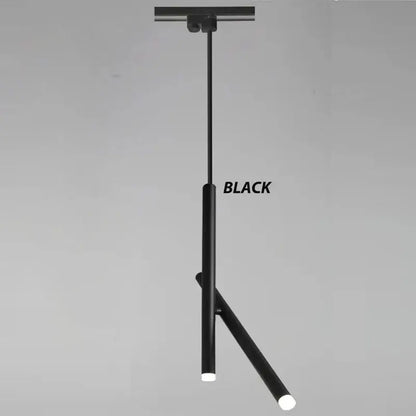 Minimalist white adjustable led pendant light for living room