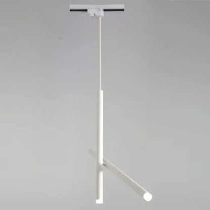 Minimalist white adjustable led pendant light for living room