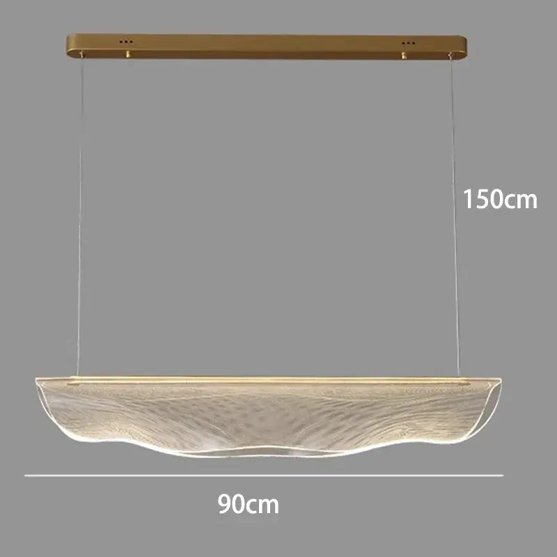 Modern white mesh led pendant light for dining room