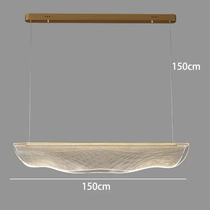 Modern white mesh led pendant light for dining room