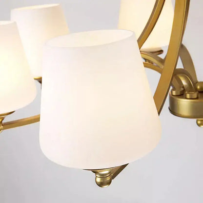 Modern gold rope led pendant light for dining room
